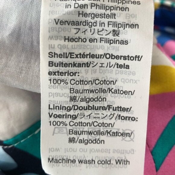 J. Crew Tie-waist Short in  Ratti Kaleidoscope Floral Size 00 - Picture 7 of 8